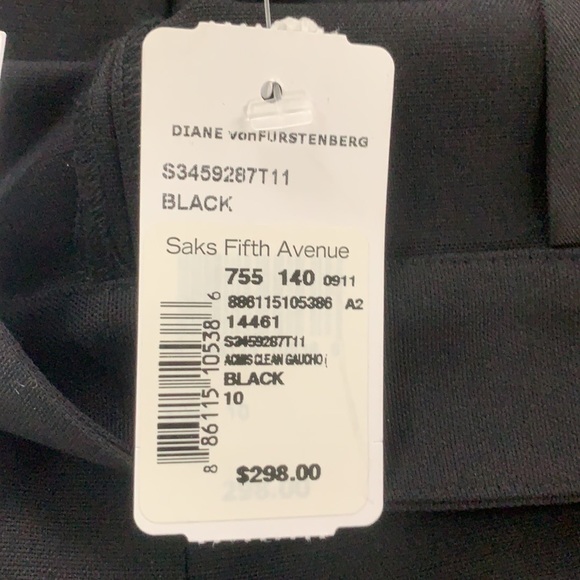 Diane von Furstenberg Gaucho NWT Size 10 - Picture 3 of 10